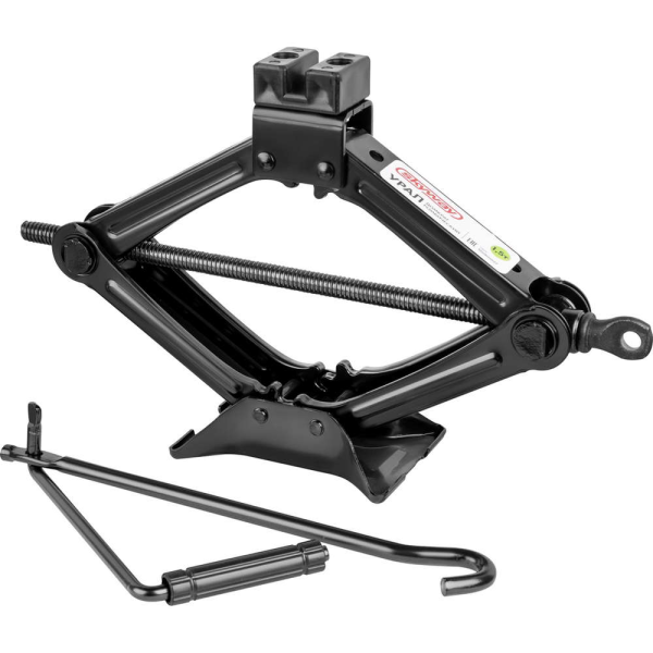 Домкрат механ ромбический 1,5т h 105-340мм УРАЛ SKYWAY с резиновой опорной частью, в чехле