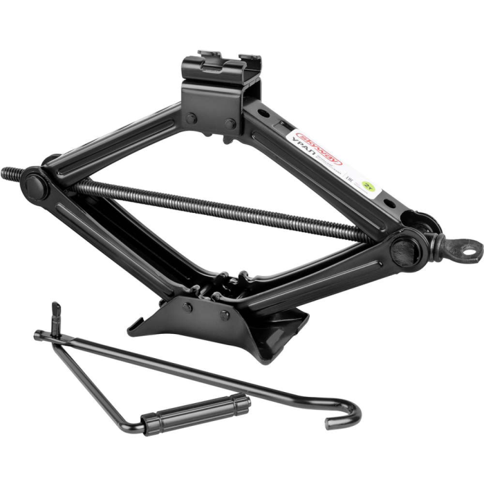 Домкрат механ ромбический 2т h 103-390мм УРАЛ SKYWAY в чехле